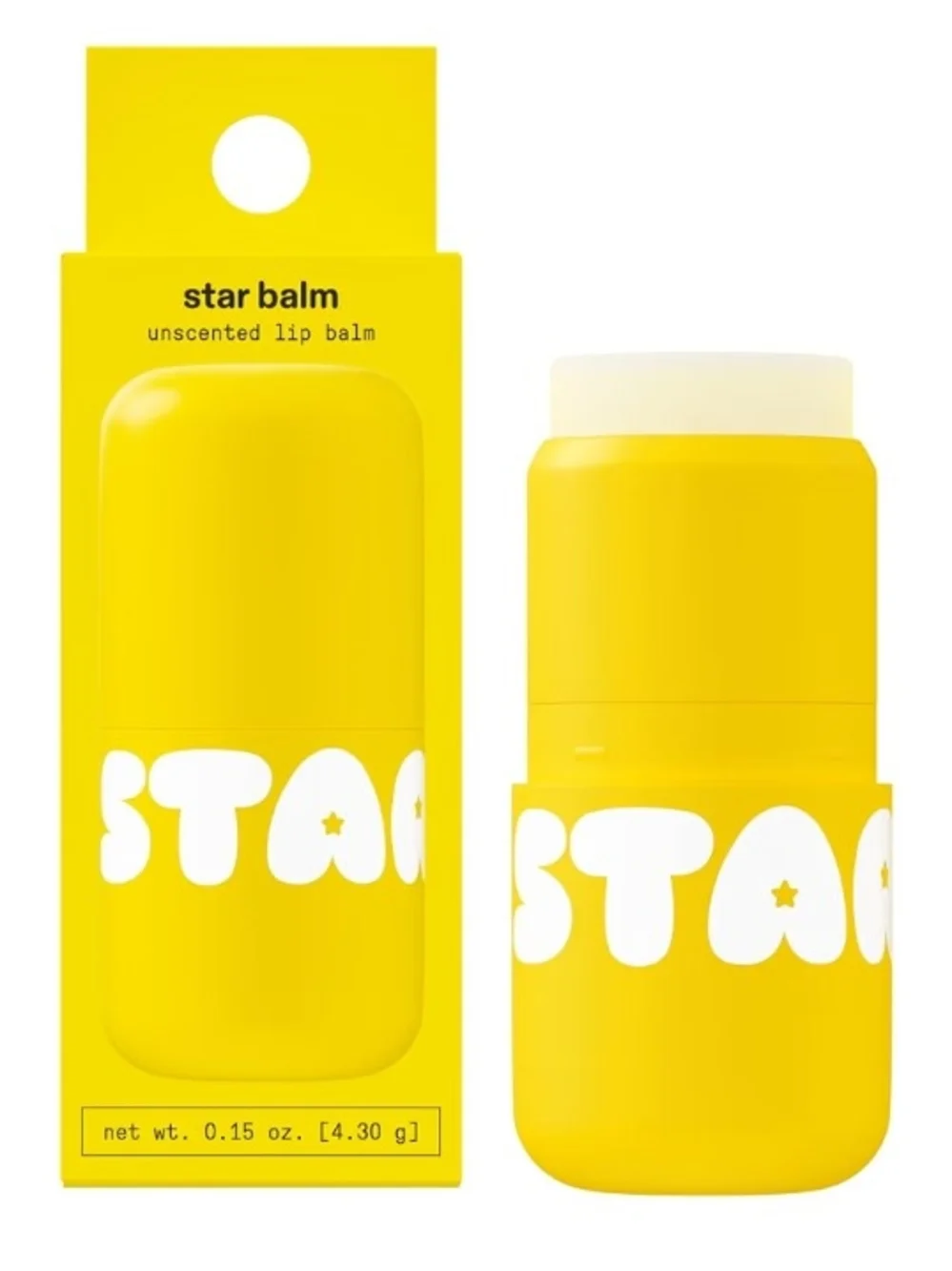 🦋 Star Balm Unscented Lip Balm - Yellow